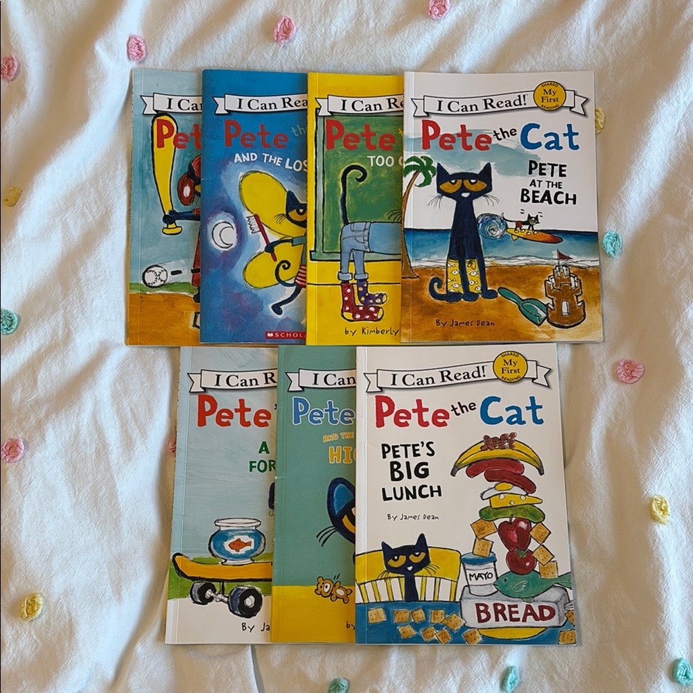 Pete the Cat Children's Book Set of 7
